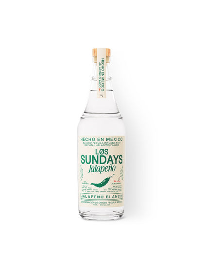 Los Sundays Tequila Jalapeño Blanco - 700ML