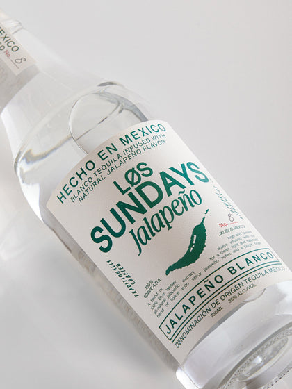 Los Sundays Tequila Jalapeño Blanco - 700ML